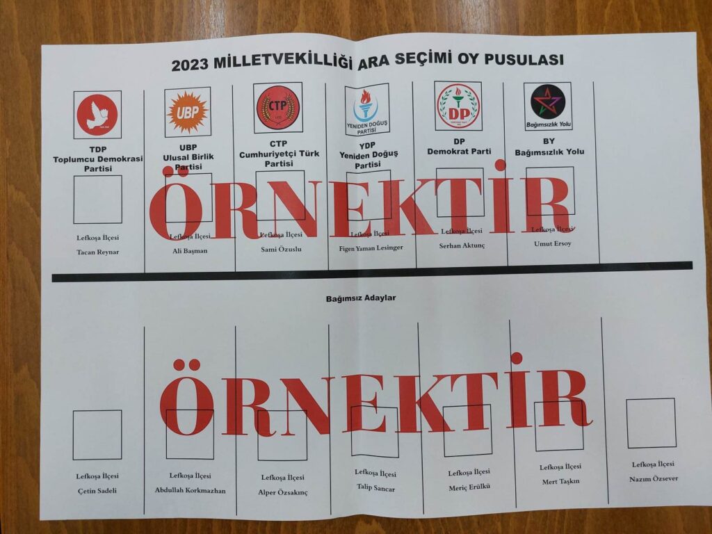 Ara seçim pazar günü yapılacak