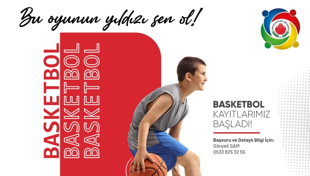 Gönyeli SAM’da 6-12 yaş ve 13-16 yaş basketbol kursları başlıyor