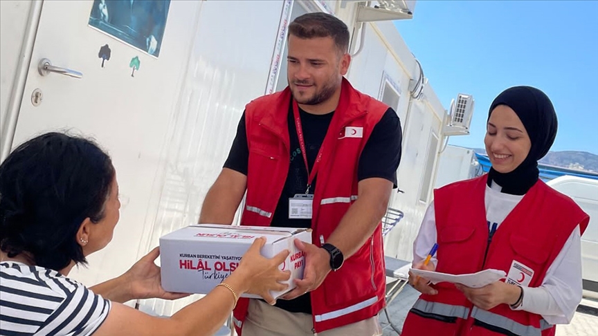 Türk Kızılay, Hatay’da 3 bin 482 depremzedeye kurban eti dağıttı