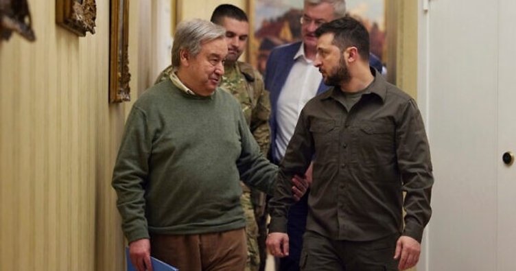 Zelenskiy, BM Genel Sekreteri Guterres ile tahıl anlaşmasını görüştü