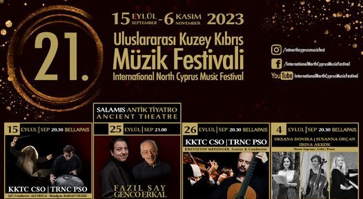 21. Uluslararası Kuzey Kıbrıs Müzik Festivali 15 Eylül’de başlıyor