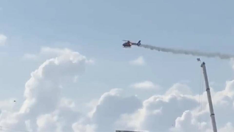 ABD’de yangın söndürme helikopteri düştü: 4 yaralı