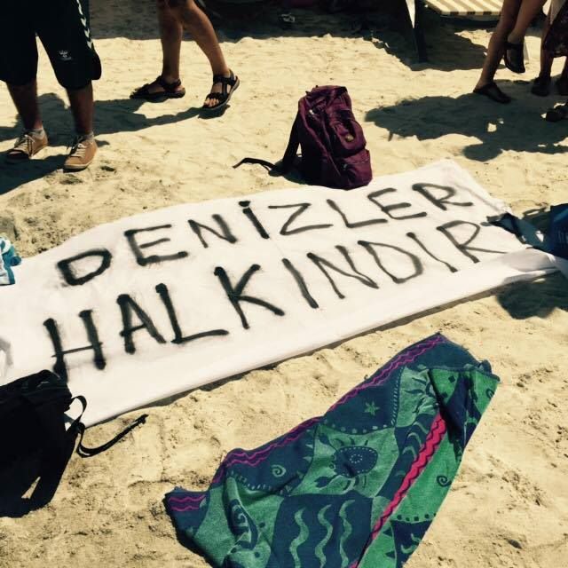 Baraka Kültür Merkezi Kervansaray ve Mare Monte plajlarının kiralanmasına karşı mücadeleye destek belirtti