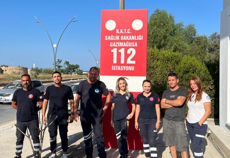 “Gazimağusa 112 Acil İstasyonu tüm personeli ve ambulansları ile halkımızın hizmetindedir”