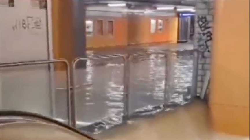 Almanya’da Frankfurt Havalimanı’nı su bastı