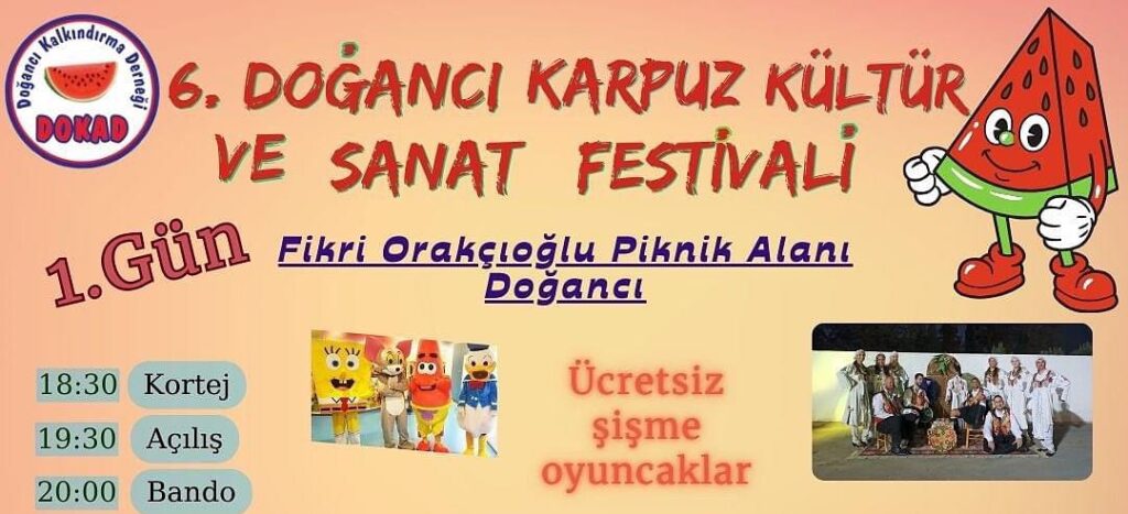 Doğancı’da Karpuz Festivali bu akşam başlıyor