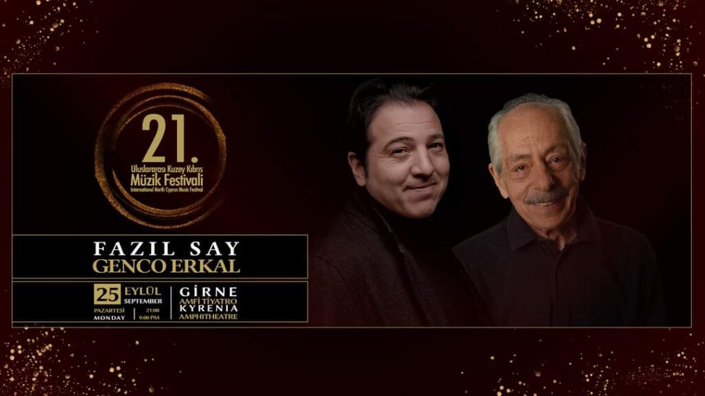 Fazıl Say & Genco Erkal Pazartesi Girne Amfitiyatro’da sahne alacak