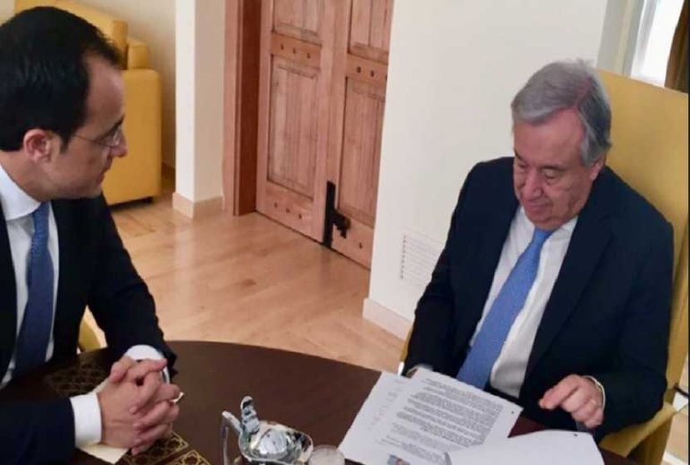 Hristodulidis-Guterres görüşmesi bu akşam
