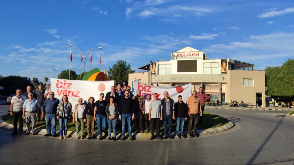 CTP her ilçede çember eylemleri düzenledi