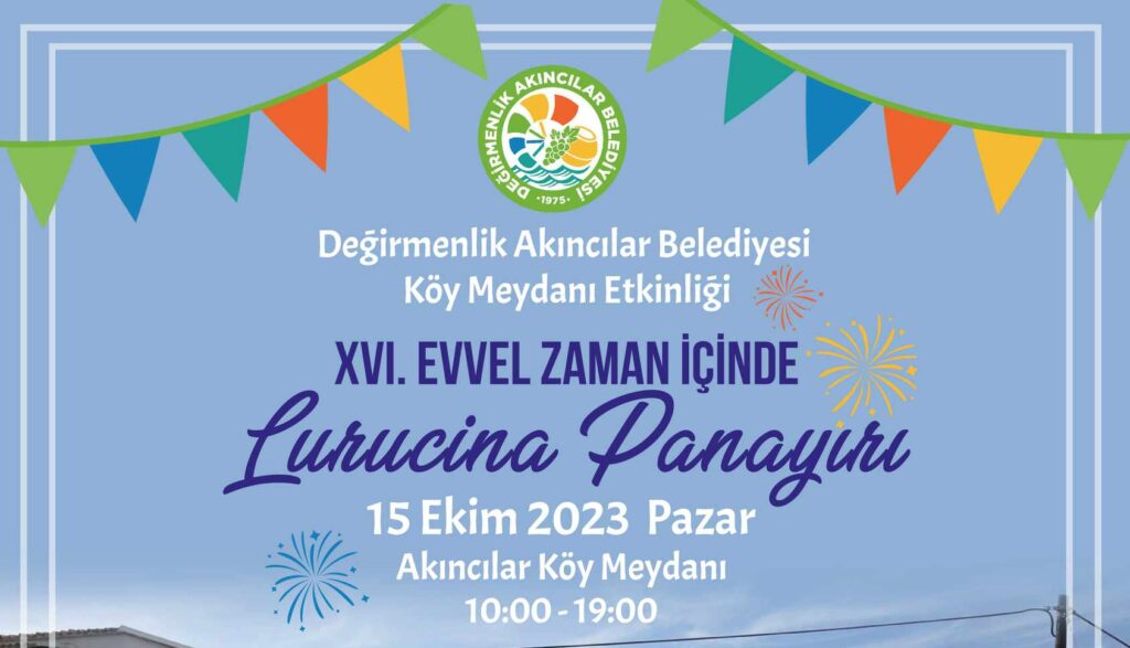 Lurucina Panayırı 15 Ekim’de…