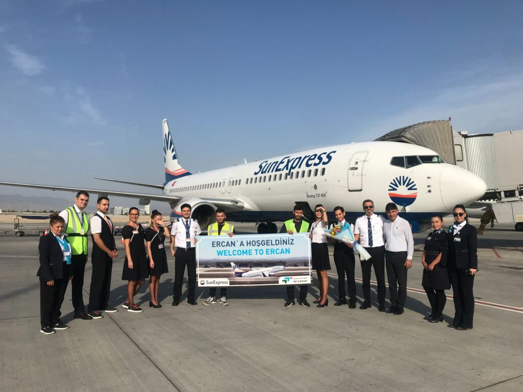 Sun Express Ercan seferlerine başladı
