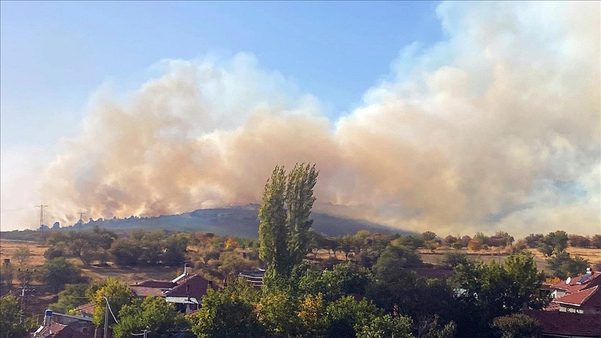 Eskişehir’de çıkan orman yangını kontrol altına alındı