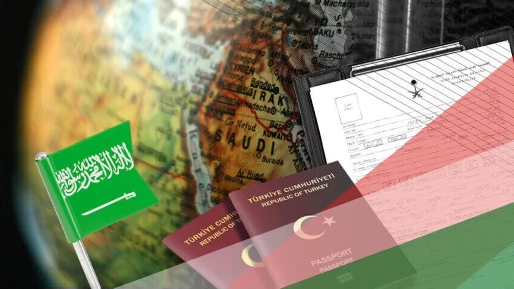 Suudi Arabistan’ın “e-vize” sistemine Türkiye de dahil edildi
