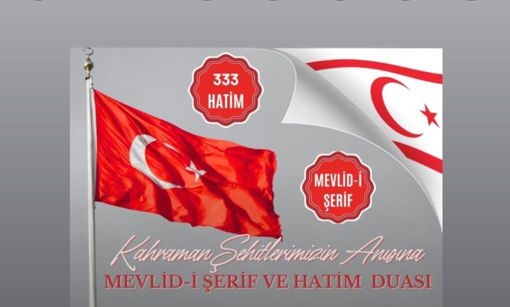 Kahraman Şehitler Anısına Mevlid-i Şerif ve Hatim Duası