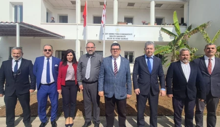 Maliye Bakanı Berova, İskele ve Karpaz bölgesini ziyaret etti