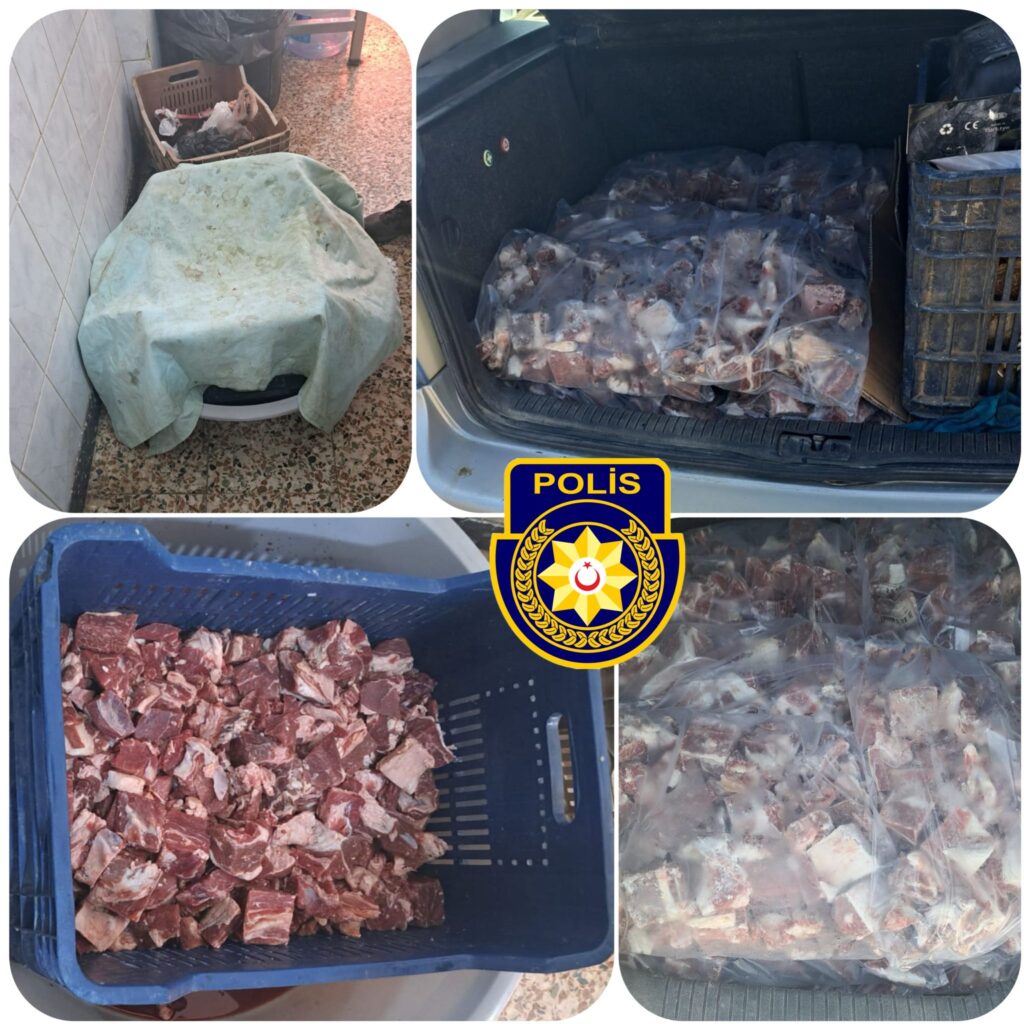Beyarmudu Kara Geçiş Kapısında bir araçta 80 kg et bulundu!