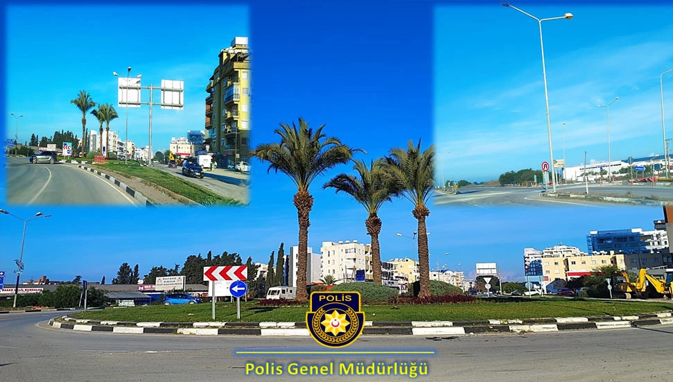 Gazimağusa Hurmalı Çember yeniden trafiğe açıldı