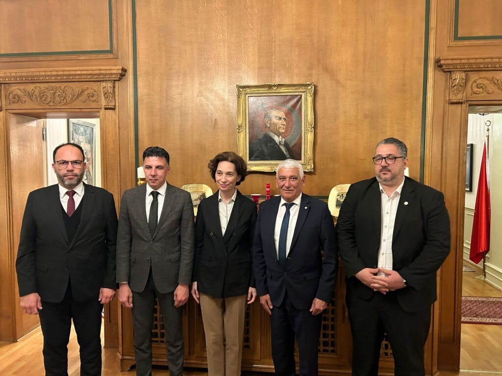 Belediyeler Birliği Heyeti, Strazburg’da temaslar yaptı