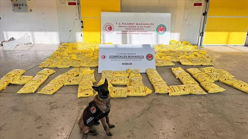 Habur Gümrük Kapısı’nda bir tırda 850 kilogram eroin ele geçirildi
