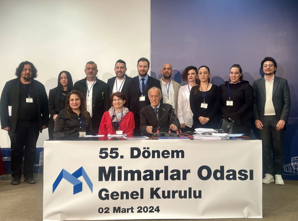 Mimarlar Odası’nda 55. Genel Kurul yapıldı: Başkanlığa Olguner seçildi