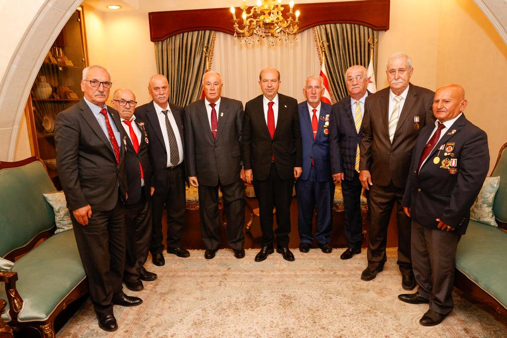 Tatar, Türk Barış Kuvvetleri Gaziler Derneği heyetini kabul etti