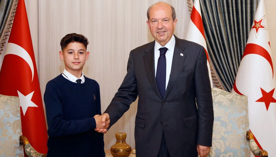 Cumhurbaşkanı Tatar, Macila’yı kabul ederek başarılarından dolayı kutladı