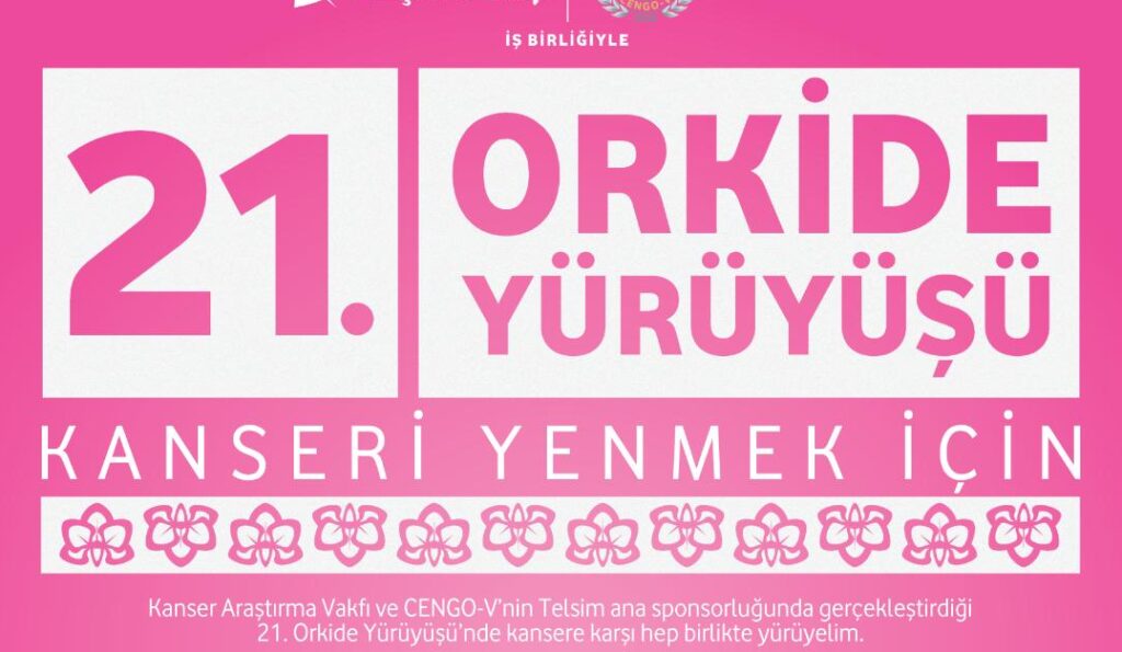 21. Orkide Yürüyüşü pazar günü yapılıyor