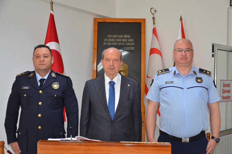 Tatar, Girne Polis Müdürü Nizamoğlu’nu ziyaret etti