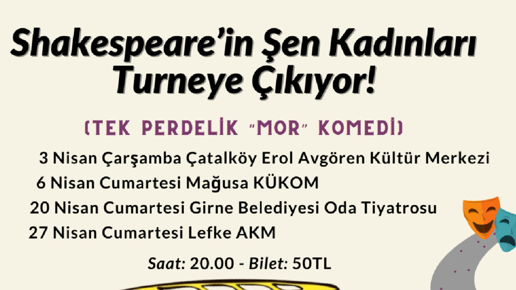 Baraka Tiyatro Ekibi “Shakespeare’in Şen Kadınları” ile turneye çıkıyor