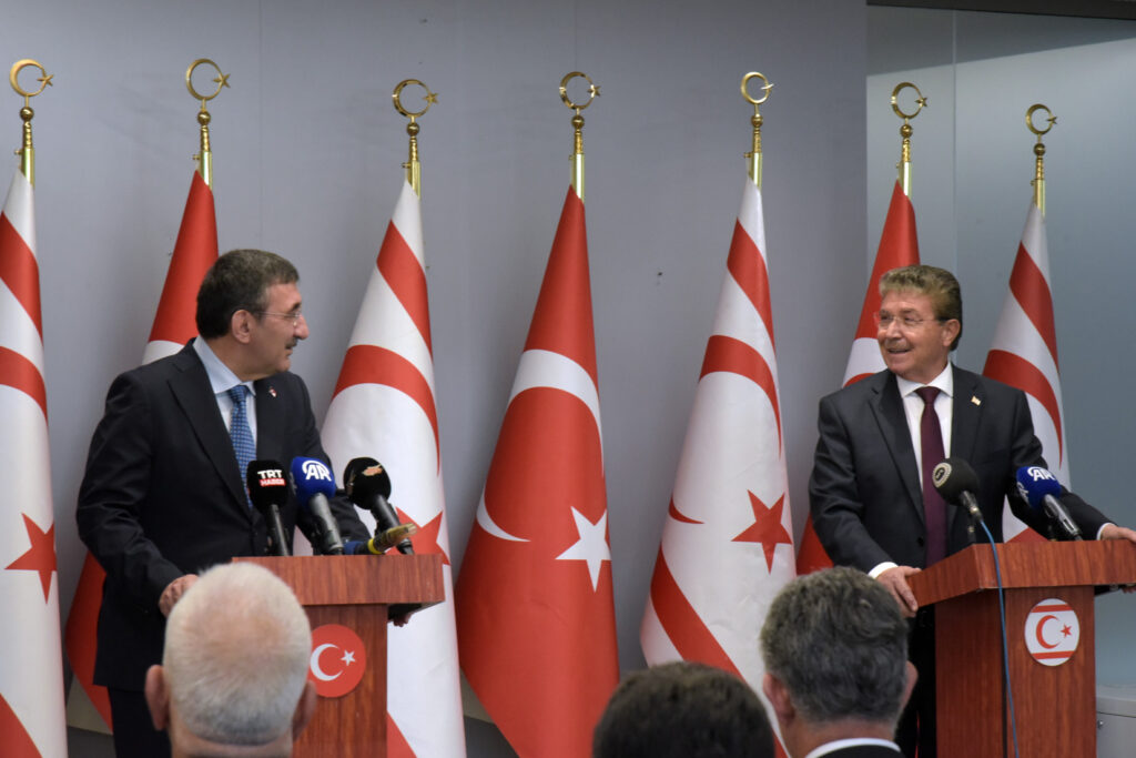 Türkiye Cumhurbaşkanı Yardımcısı Yılmaz KKTC’ye geldi