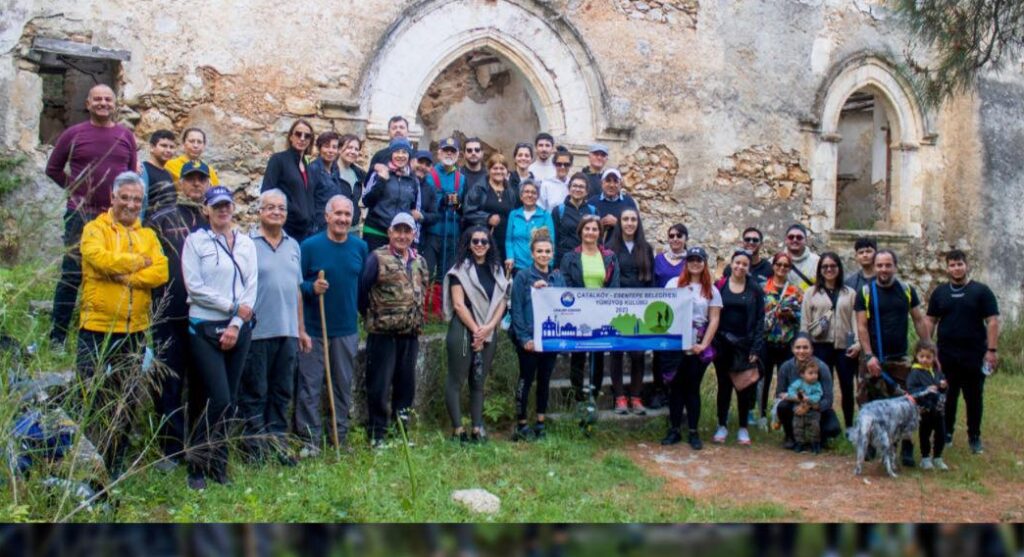 CTP Gençlik Örgütü Girne İlçesi ile Çatalköy-Esentepe Belediyesi Yürüyüş Kulübü, doğa yürüyüşü yaptı