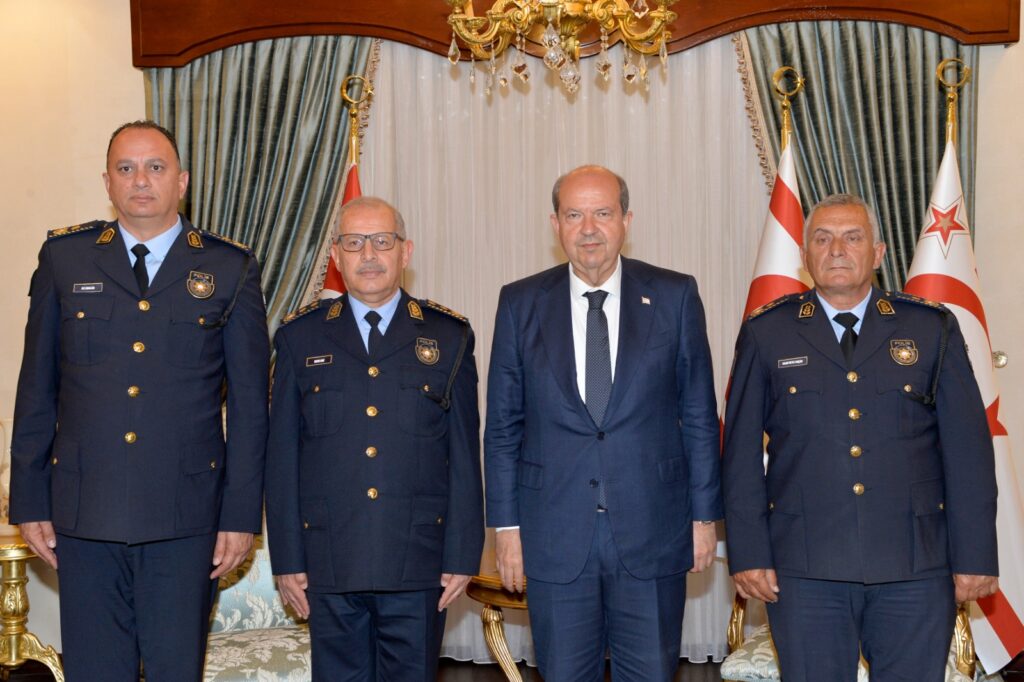 Tatar, Polis Genel Müdürü Kuni ve PGM yardımcılarını kabul etti