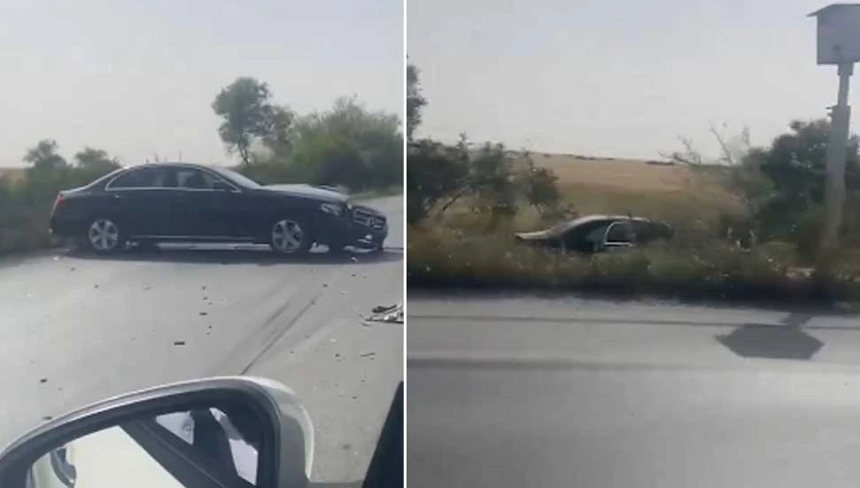 Bakan Berova trafik kazası geçirdi!