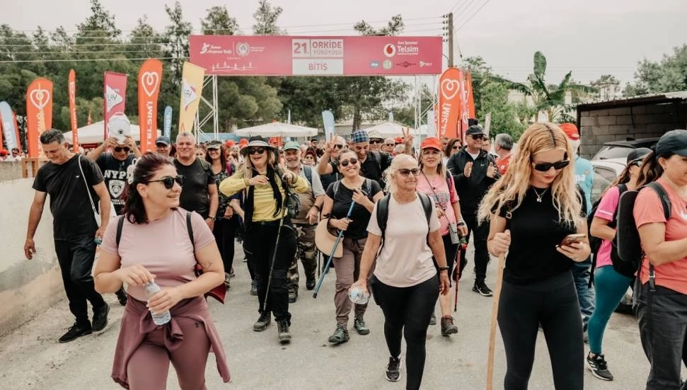 21. Orkide Yürüyüşü, Dilekkaya Ormanı’nda gerçekleşti