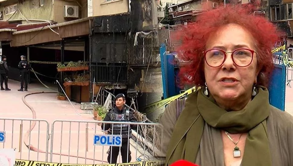 Beşiktaş’taki yangında apartman yöneticisi: Binanın yapılışında o alan sinema salonu olarak gözüküyor