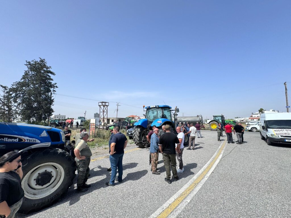 Hayvan Üreticileri ve Yetiştiricileri Birliği, Lefkoşa’da süresiz araçlı eylemine başlıyor