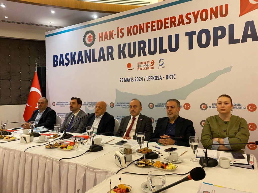 Hak-İş Başkanlar Kurulu, KKTC’de yapıldı