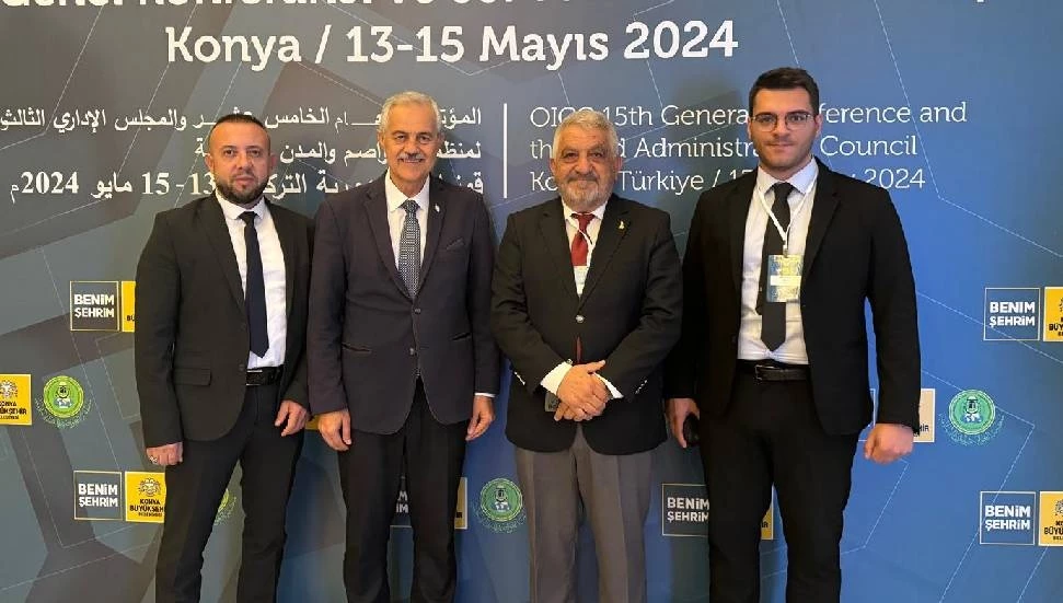 Hayri Orçan ve Salih Çeliker ‘İslam Başkentleri ve Şehirleri Genel Konferansı’na katıldı