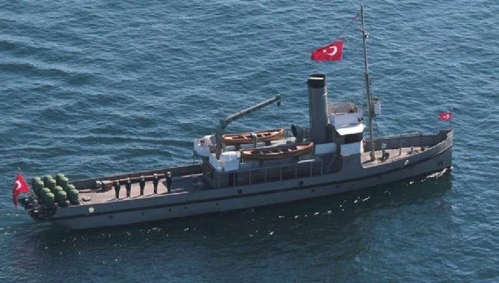 TCG Nusret Müze Gemisi bugün ve yarın Girne Limanı’nda halkın ziyaretine açılacak