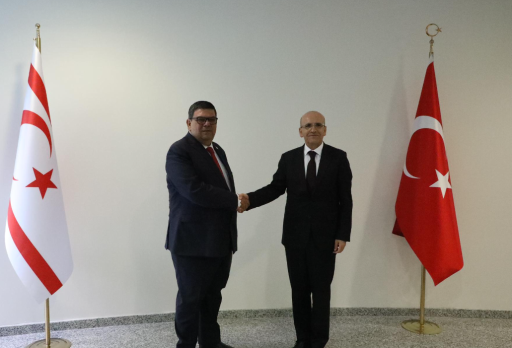 Berova, TC Hazine ve Maliye Bakanı Mehmet Şimşek ile bir araya geldi
