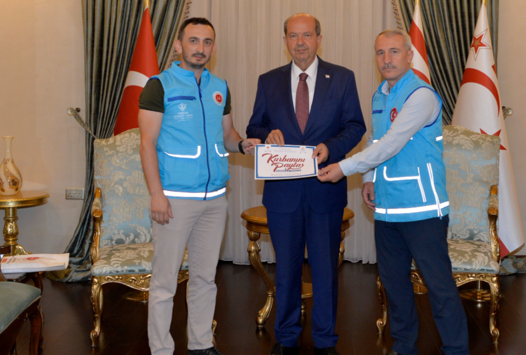 Cumhurbaşkanı Tatar, Lefkoşa Din Hizmetleri Müşavir Vekili Arslan’ı kabul etti