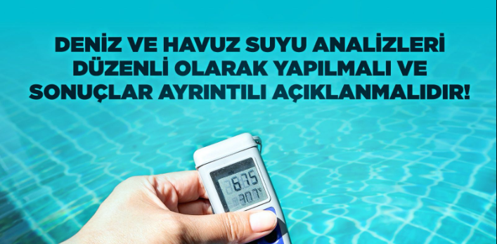 Tabipler Birliği: “Deniz ve havuz suyu analizleri düzenli olarak yapılmalı ve sonuçlar ayrıntılı açıklanmalıdır”