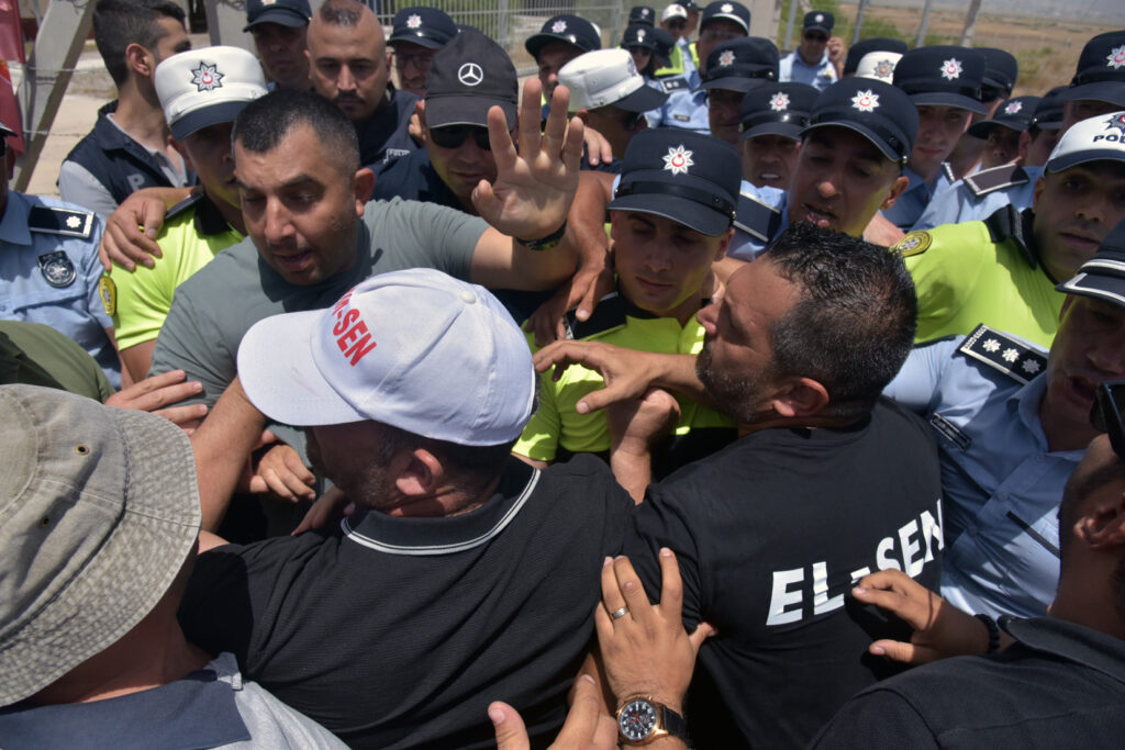 EL-SEN, Ercan Terminali’ni besleyen 22 KWA’lık hattı kesmek istedi