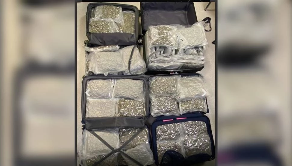Larnaka Havalimanı’nda 41 kilo uyuşturucu ele geçirildi