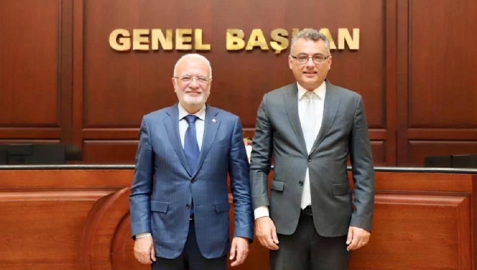 Tufan Erhürman’dan AK Parti’ye ziyaret: Mustafa Elitaş ile görüştü