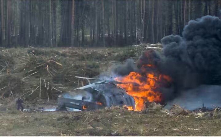 Rusya’da Mi-28 model askeri helikopter düştü