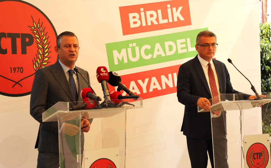 Erhürman ile Özel ortak basın toplantısı gerçekleştirdi