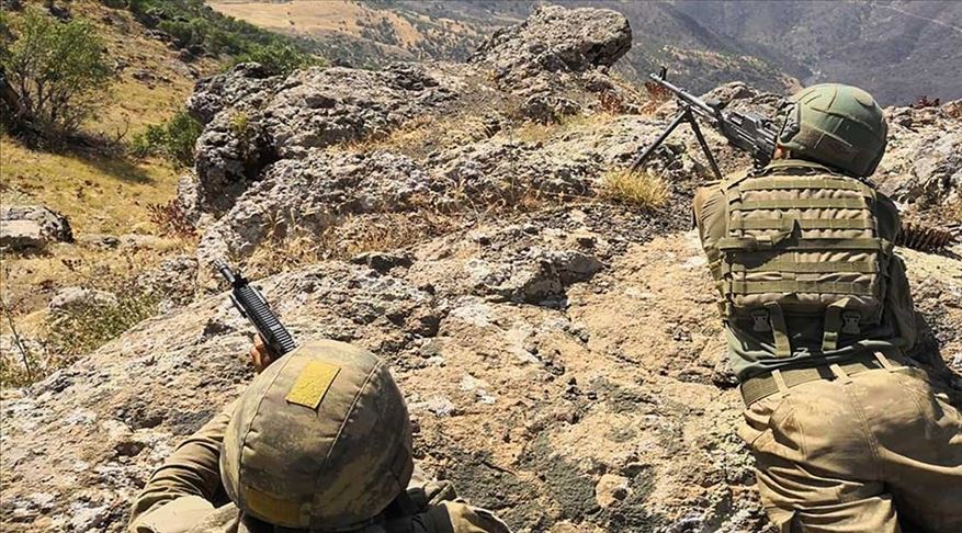 Irak ve Suriye’nin kuzeyinde 16 terörist etkisiz hale getirildi