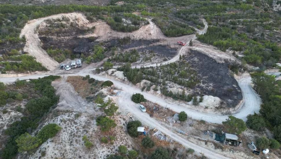 Ağıllar Köyü’ndeki yangın söndürüldü