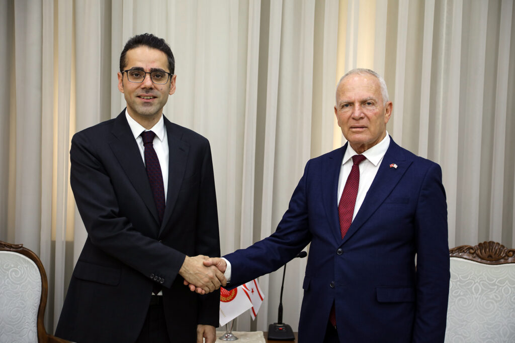 Meclis Başkanı Töre, Türkiye Lefkoşa Büyükelçisi Serim’i kabul etti